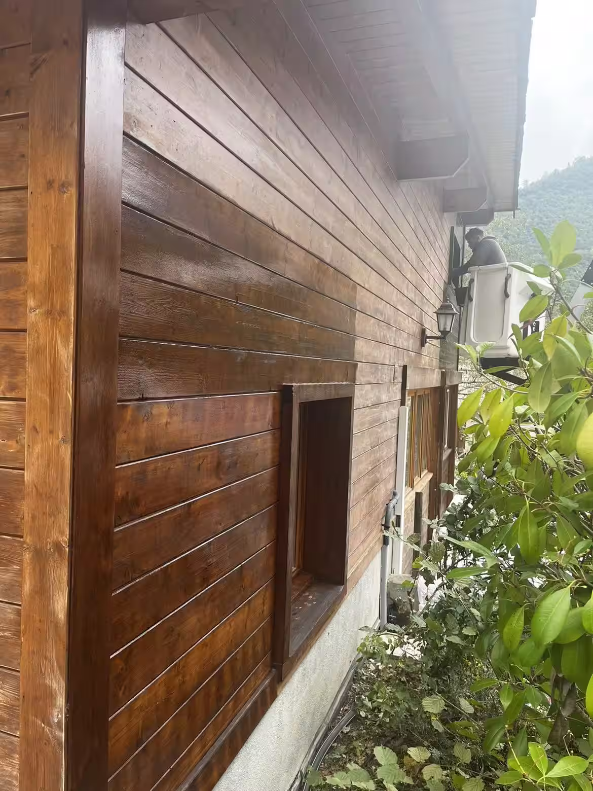 Peinture maison en bois